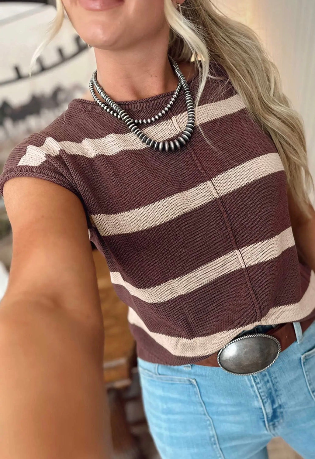MOCHA KNIT SWEATER