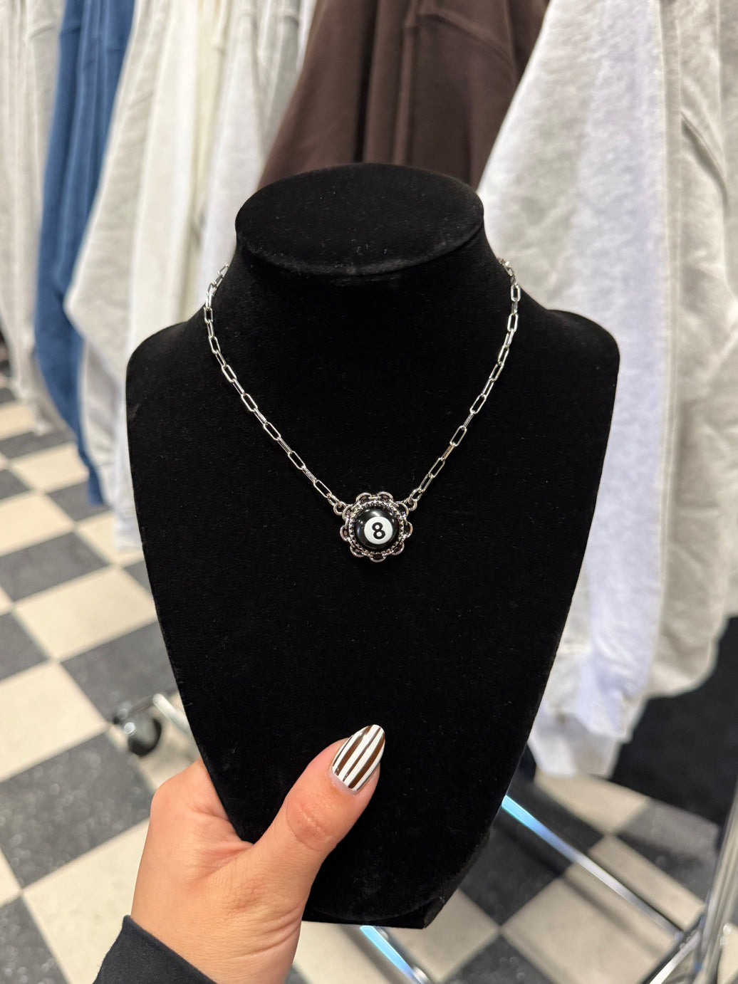 8 Ball Necklace