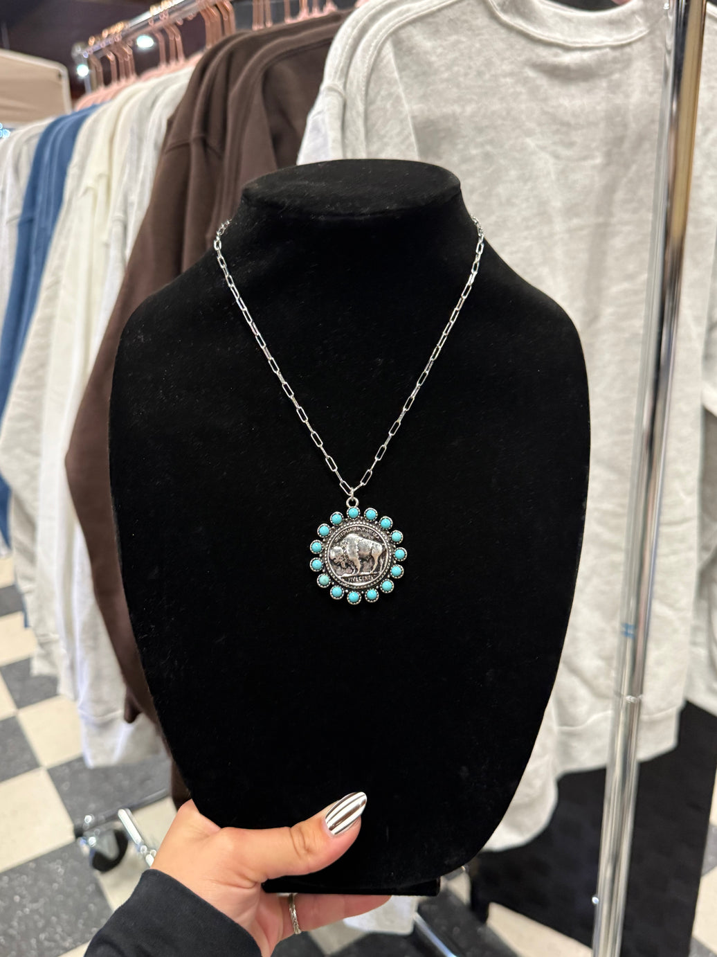 Buffalo Coin Necklace