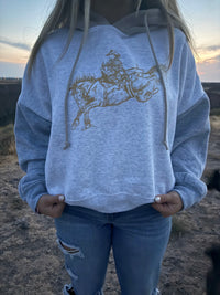 KICK UP YOUR HEELS TRICOLOR HOODIE